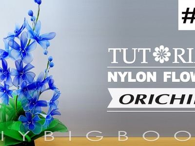 Nylon stocking flowers tutorial #60, How to make nylon stocking flower step by step