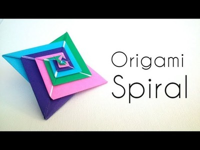 Origami Spiral Star by Tomoko Fuse