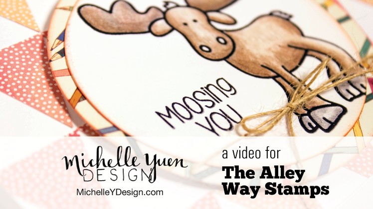 Patchwork Background Cardmaking Tutorial with The Alley Way Stamps