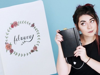 PLAN WITH ME: February Bullet Journal + January Flip-Through