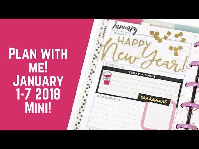 Plan with Me- January 1-7 2018- mini