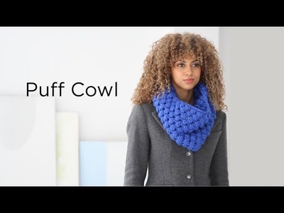 Puff Cowl crocheted with Thick & Quick® Bonus Bundle®