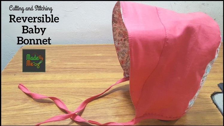 Reversible Baby Bonnet Cutting and Stitching in Hindi.Urdu