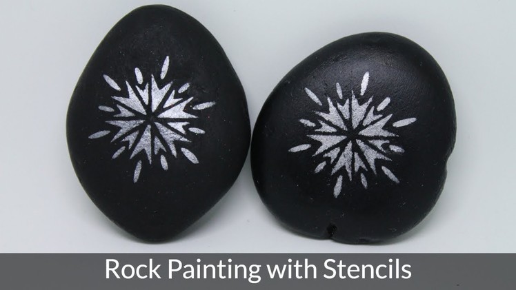 Rock Painting with Stencils