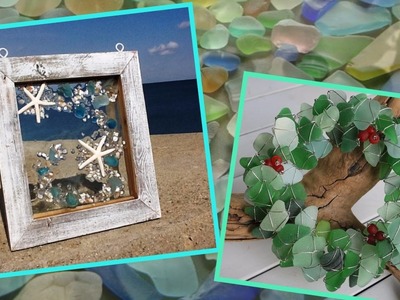 Sea Glass Crafts Ideas  Decorating with sea glass