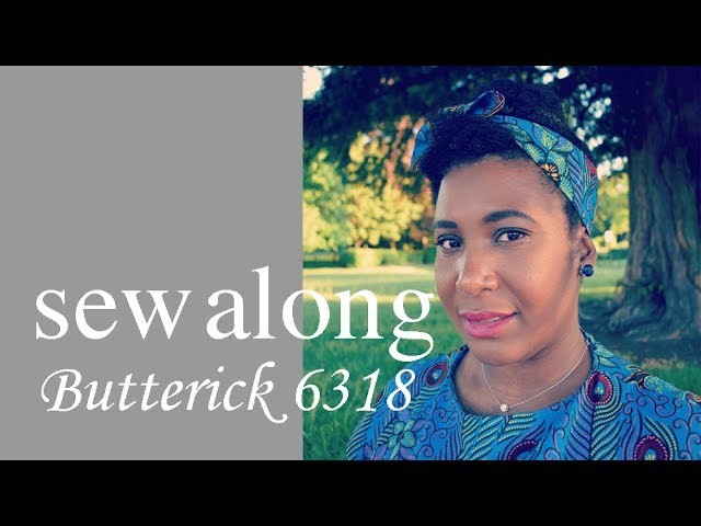 Sew along| pattern review butterick 6318 vintage dress with tie waist