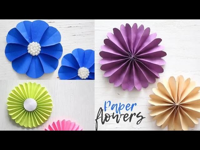 Simple Paper Flowers | Paper Craft | Easy Tutorial | Handmade Crafts | Ventuno Art