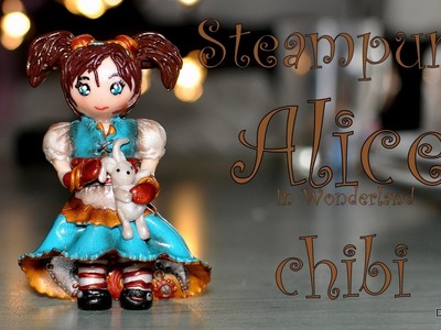 Steampunk-ish Alice In Wonderland: Alice Chibi - charm [watch-me-doing-it]