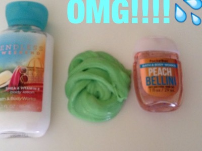 TESTING IF LOTION AND HAND SANITIZER WORK TO MAKE SLIME????