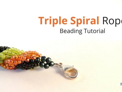 Triple Spiral Rope Stitch Beading Tutorial