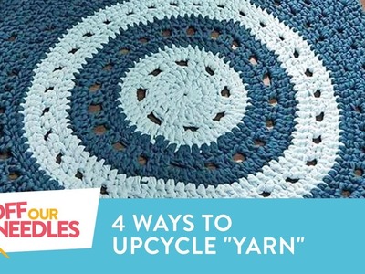 UPCYCLED Knitting: Turn Denim, Cotton & Plastic into Yarn! | Off Our Needles Knitting Podcast S3E15