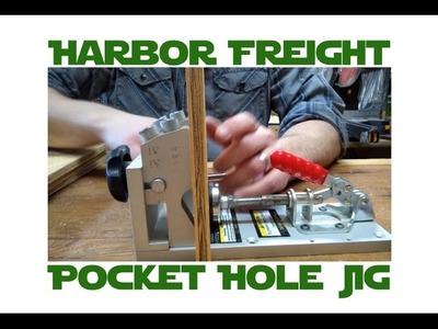 Using the Harbor Freight Pocket Hole Jig for Quick, Simple Drawers