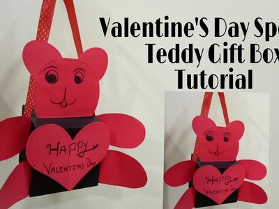 Valentine Special Teddy Gift Box. Tutorial step by step.