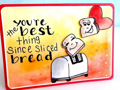 Vintage Inspired :: You're the Best Thing Since Sliced Bread | V-Day Card || LaughLoveCreate