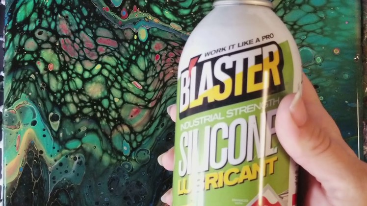 What happens if you spray silicone on a painting?