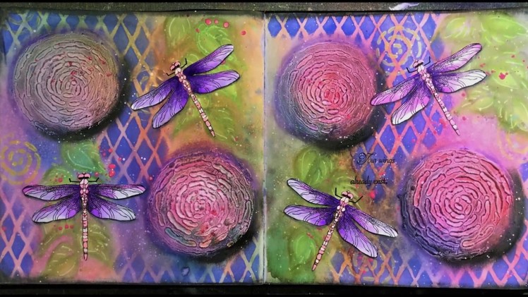 Your Wings Already Exist . Art Journal Page
