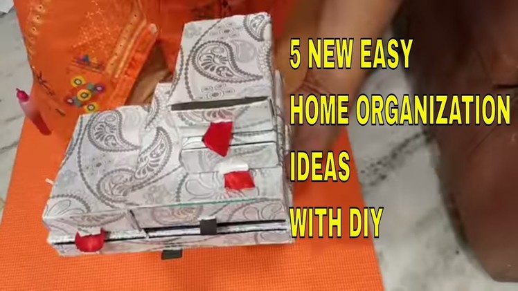 5 easy & useful home organization ideas. organizer DIY. DIY home organisation & storage ideas