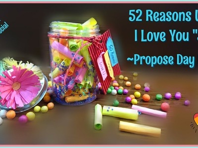 52 Reasons Why I Love You Jar | Propose Day Idea | Valentine's Week | Valentine's Day