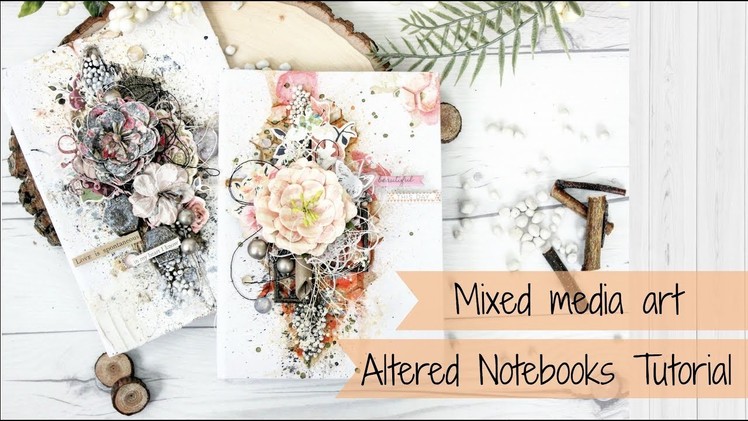 Altered Mixed Media Notebooks | Tutorial | How to do | Easy | Aola DIY