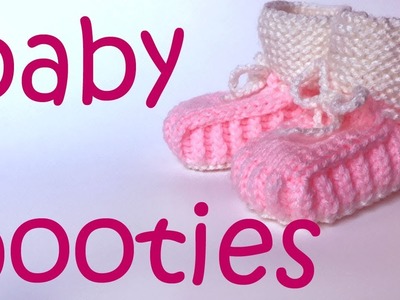 Baby Booties for a Girl - Step by Step