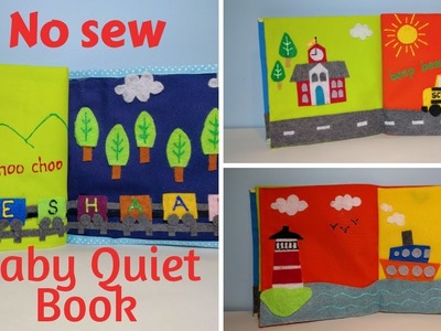 Baby Quiet Book. No sew DIY step by step tutorial | DIY My Space