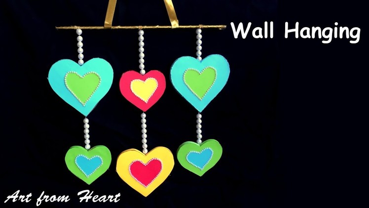 Best DIY Craft from Paper and Cardboard | Wall Hanging Decor for Valentine Day