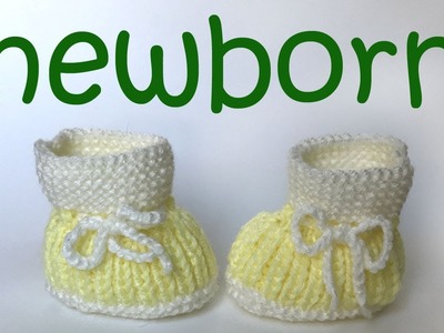 Booties for a Newborn - Step by Step