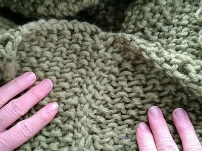 Bulky Cabled Blanket part 7