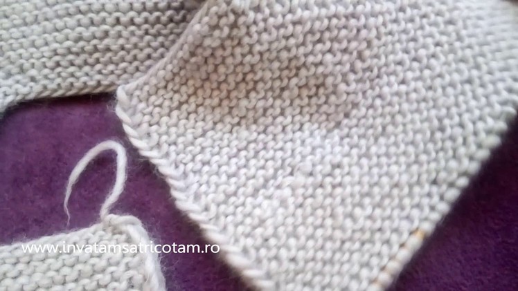 Cardigan tricotat (metoda raglan)