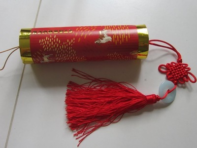 CNY TUTORIAL NO. 76 - Very simple and easy to make Hongbao Fire Cracker Decoration