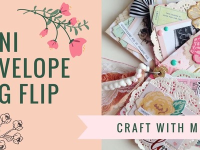 Craft With Me : Mini Envelope Tag flip ❤️