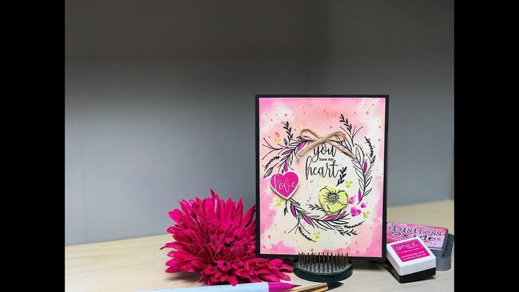 Craft Your Joy Card Tutorial: Single Layer Card Design: You Have My Heart