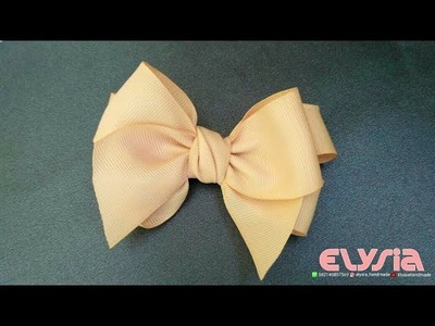 Cute Ribbon Bow | DIY by Elysia Handmade