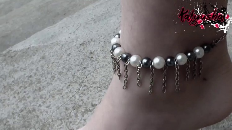 DIY * Ankle Bracelet * How to make Beaded Bracelet on the Leg at Home * Jewellery Tutorial *