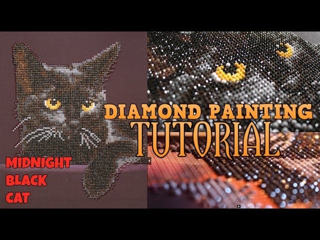 DIY DIAMOND PAINTING TUTORIAL -  Step by Step Process of Diamond Painting