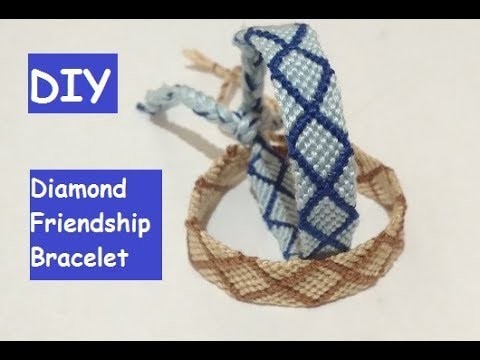 DIY Diamond Pattern Friendship Bracelet