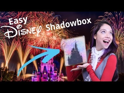 DIY Disney Shadowbox -- COLOR Etched Acrylic!