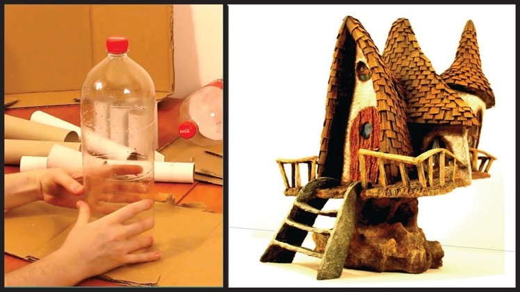 ❣DIY Fairy House Lamp Recycling TRASH❣