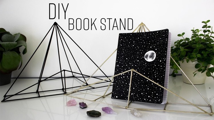 DIY Geometric Book Stand (Easy)