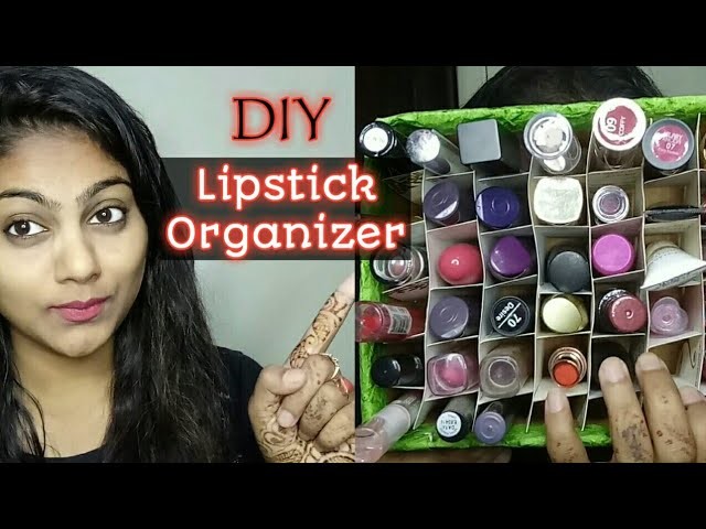 DIY: Lipstick Holder | Simple Tutorial | Makeup Storage | Easy & Cheap | Lavishka Jain