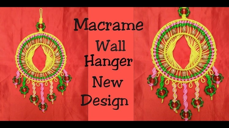 DIY Macrame New Design Wall hanger tutorial in hindi