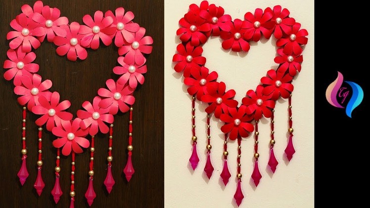 DIY Paper Craft - Paper Heart Design Valentine's Day and Room Decor Ideas - Easy Valentine's Crafts