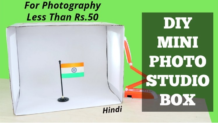 DIY Photo Light Box For Photography Less Than Rs.50 | Hindi