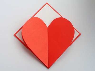 DIY: Pop up Card!!! How to Make Beautiful Valentine's Card!!! Easy Tutorial. 