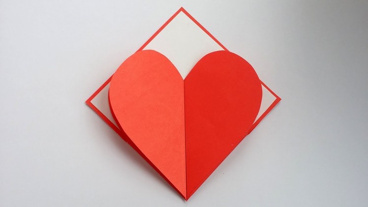 DIY: Pop up Card!!! How to Make Beautiful Valentine's Card!!! Easy Tutorial. 