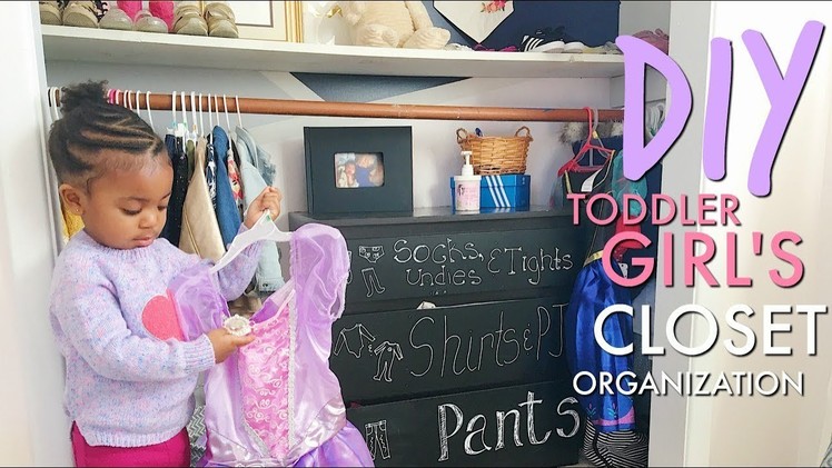 DIY Toddler's Closet Organization | #4DAYSOFORGANIZING