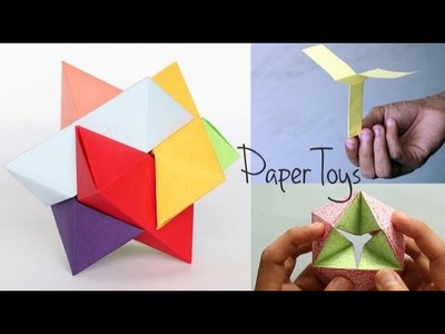 DIY Toys Made Of Paper | Tutorial for Kids | Paper Craft | Ventuno Art