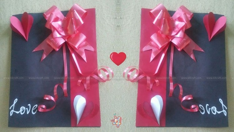 DIY Valentine Card | Handmade Easy Card for Valentine's Day