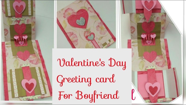 DIY Valentine Cards,Handmade Love Card,Handmade Cards for Boyfriend.Him,Pop Up Greeting Card