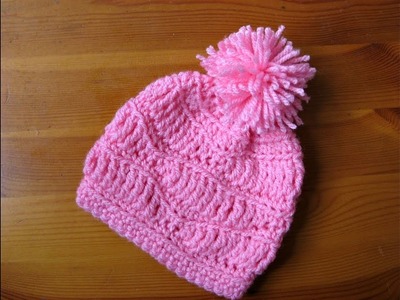 Easy crochet Baby Premature Tiny baby hat 11"-12" Tutorial